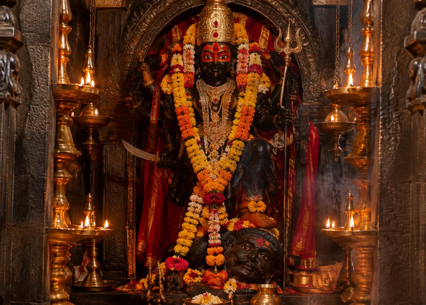 श्री अंबाबाई देवीची मूर्ती